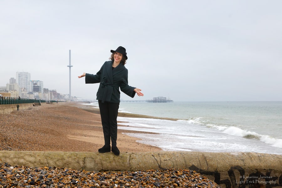 Portrait at Brighton beach