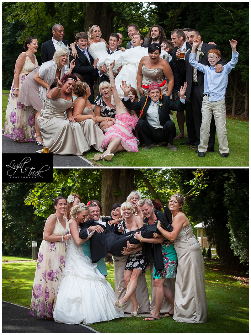 fun wedding group photos