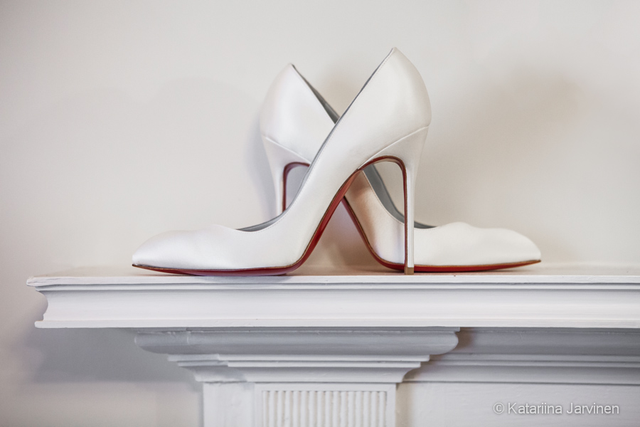 Christian Louboutin stilettos wedding shoes